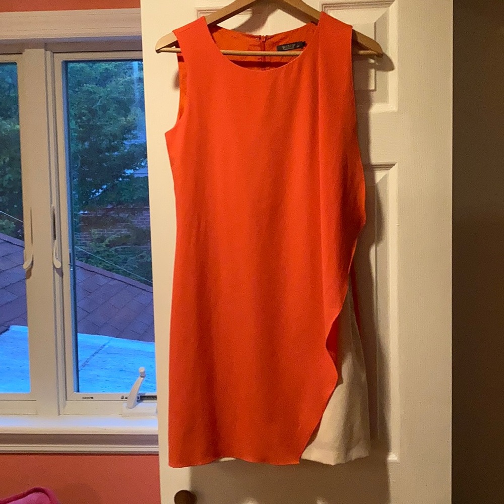 Orange-Pink Layered Dress Size XS